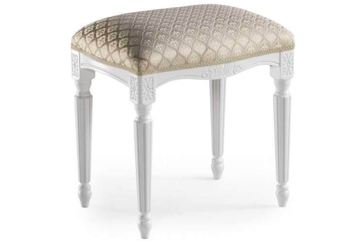 Банкетка Беттино белый / бежевый-1