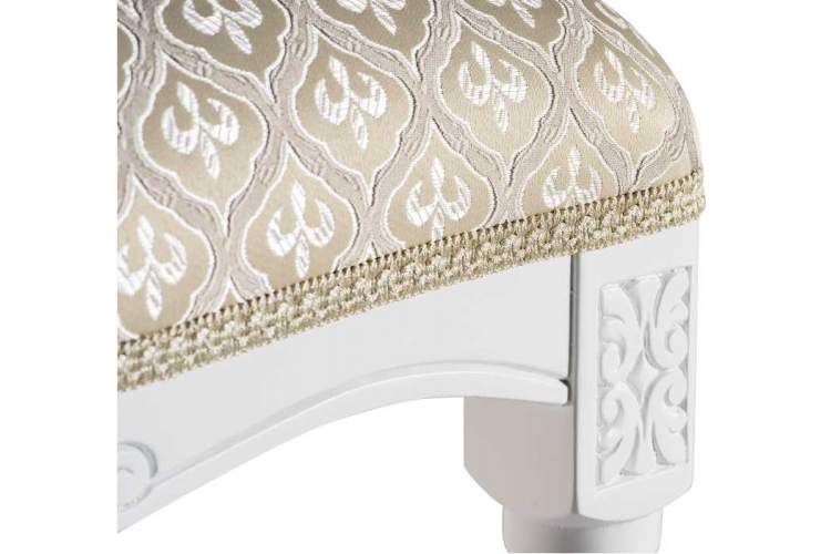 Банкетка Беттино белый / бежевый-4