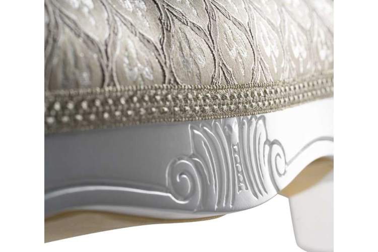 Банкетка Беттино белый / бежевый-5