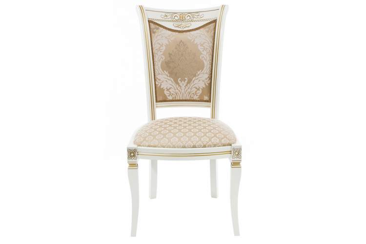 Стул деревянный Mariano молочный с патиной-5