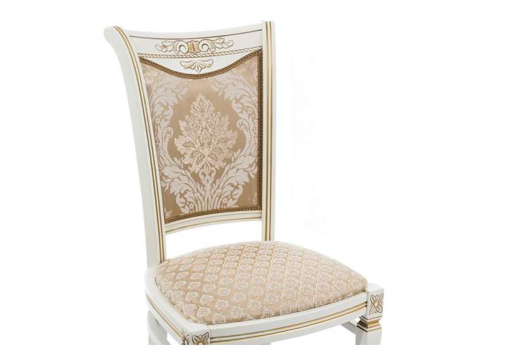 Стул деревянный Mariano молочный с патиной-8