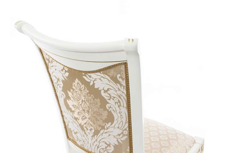 Стул деревянный Mariano молочный с патиной-11