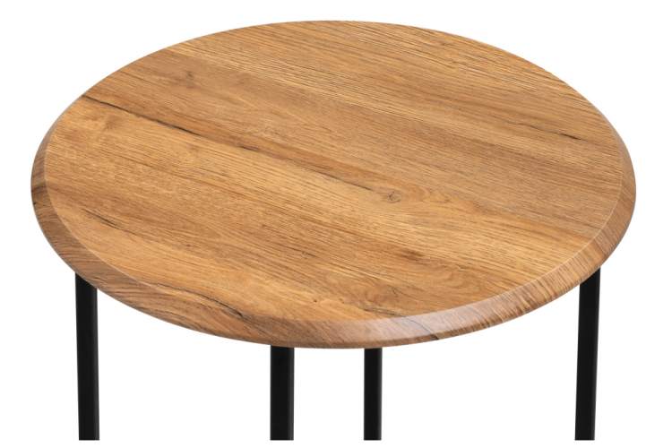 Журнальный стол Грейс дуб вотан / черный-3