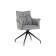 Стул на металлокаркасе Kaser 360 крутящийся grey / black