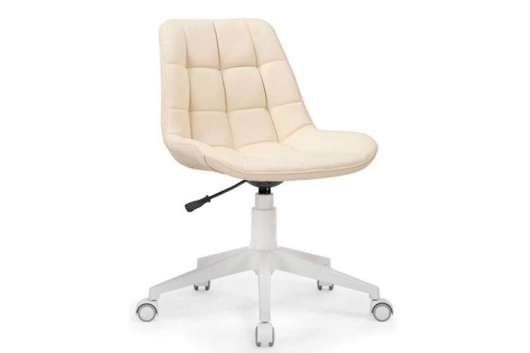 Офисное кресло Келми 1 слоновая кость / белый