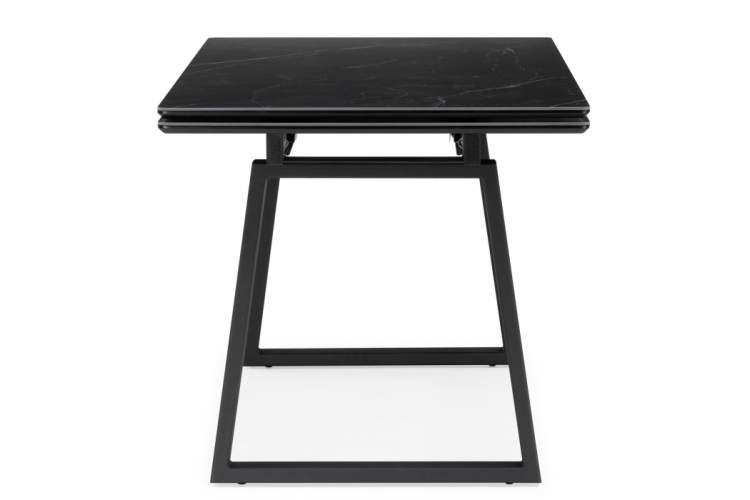 Керамический стол Джек 140(200)х80 черный мрамор shakespeare black / черный-4