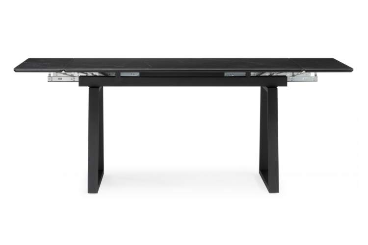 Керамический стол Джек 140(200)х80 черный мрамор shakespeare black / черный-5