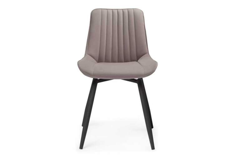 Седа крутящийся велюр латте / черный Стул на металлокаркасе-2