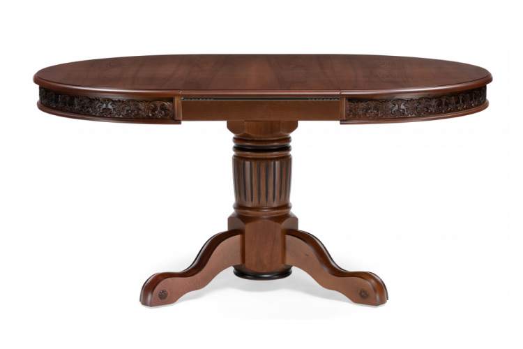 Стол деревянный Коул орех с коричневой патиной-2