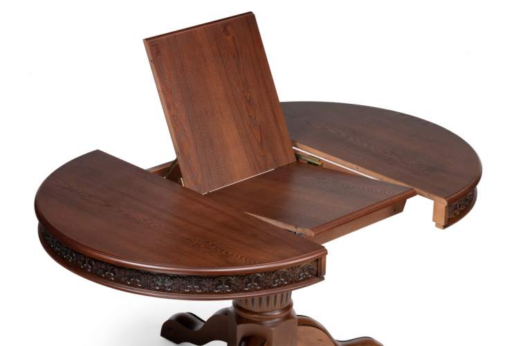 Стол деревянный Коул орех с коричневой патиной-3