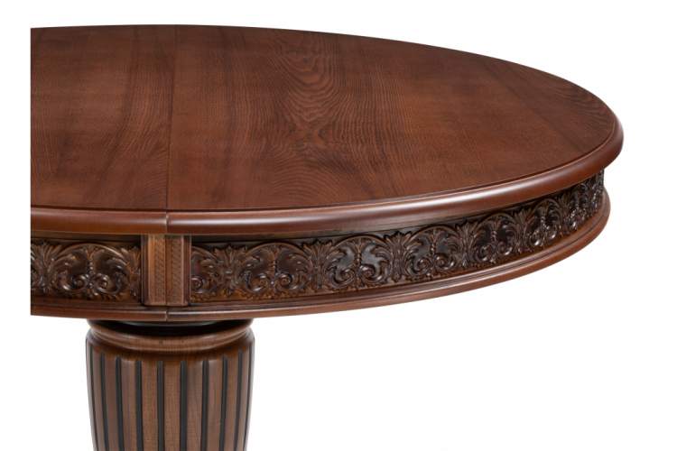 Стол деревянный Коул орех с коричневой патиной-5