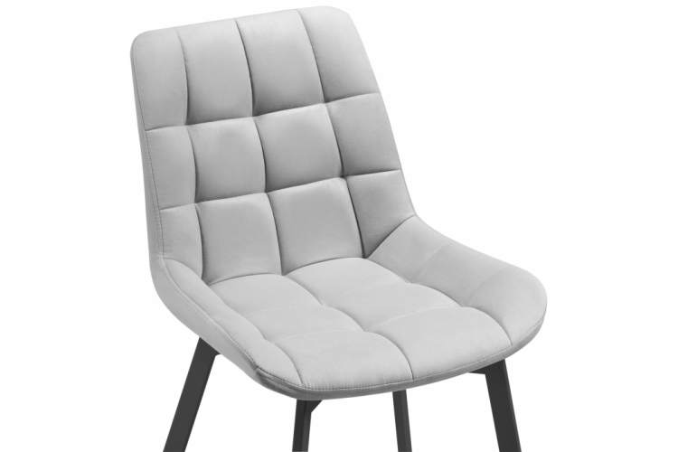 Стул на металлокаркасе Стронг 4 шт светло-серый / черный-9