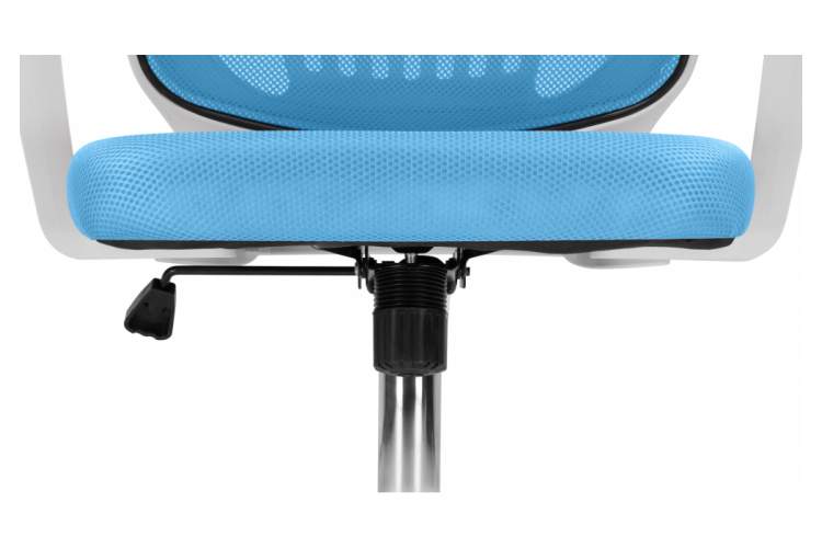 Компьютерное кресло Ergoplus blue / white-9