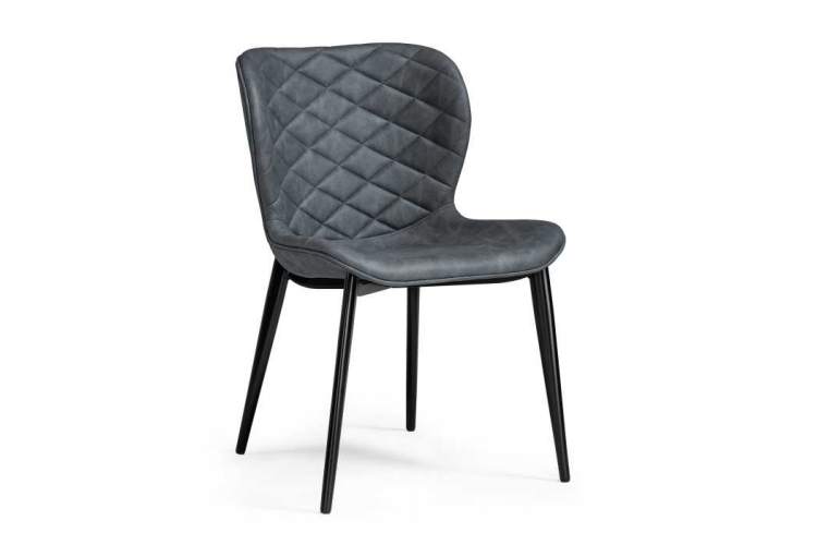 Стул на металлокаркасе Катабучи ткань kiprus 12 / черный глянец