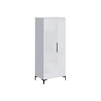 Шкаф Иадама двухстворчатый белый / белый глянец