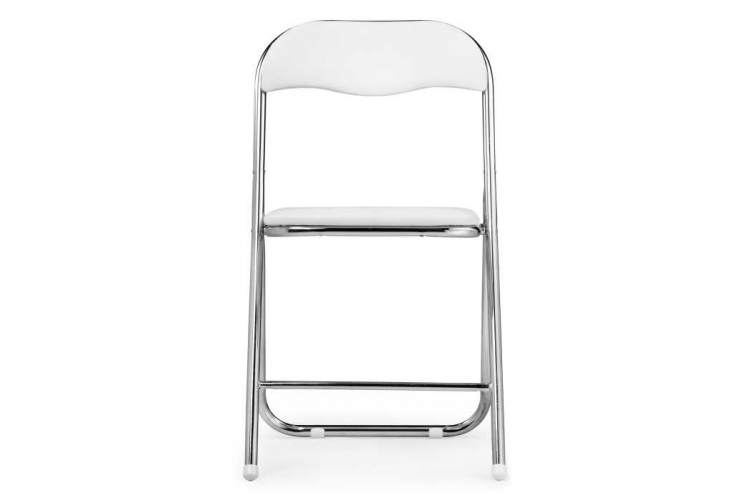 Стул на металлокаркасе Fold 1 складной white / chrome-1