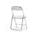 Стул на металлокаркасе Fold 1 складной white / chrome
