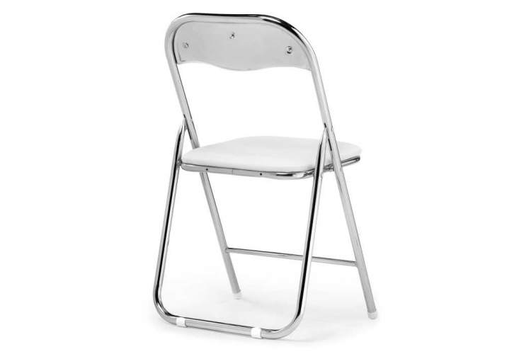 Стул на металлокаркасе Fold 1 складной white / chrome-3