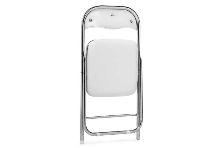 Стул на металлокаркасе Fold 1 складной white / chrome-4