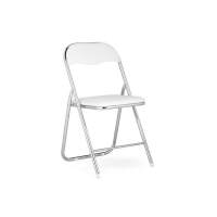 Стул на металлокаркасе Fold 1 складной white / chrome Стул на металлокаркасе Fold 1 складной white / chrome