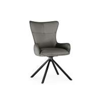 Стул на металлокаркасе Chicago light gray / black Стул на металлокаркасе Chicago light gray / black