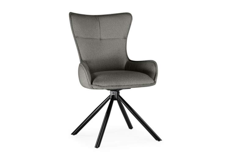 Стул на металлокаркасе Chicago light gray / black