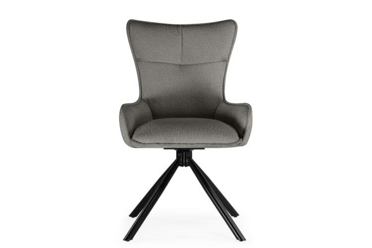 Стул на металлокаркасе Chicago light gray / black-2