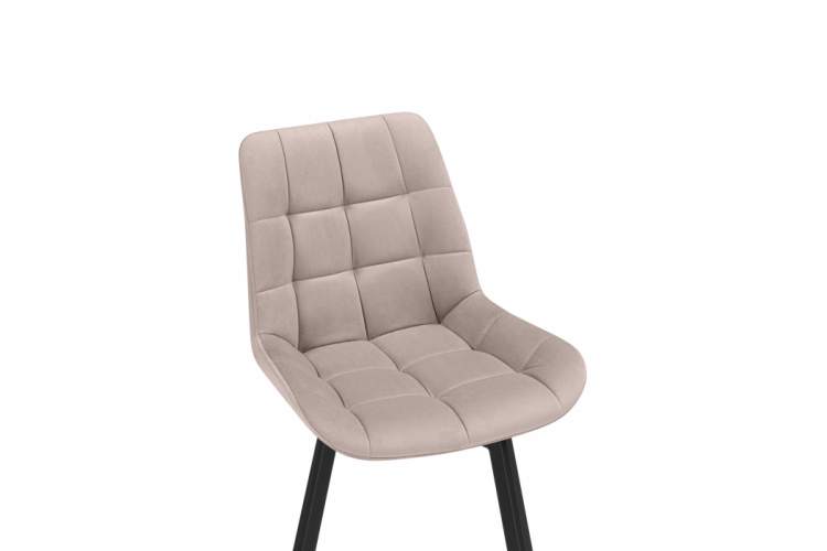 Стул на металлокаркасе Челси 360 латте (ZD 290) / черный-6