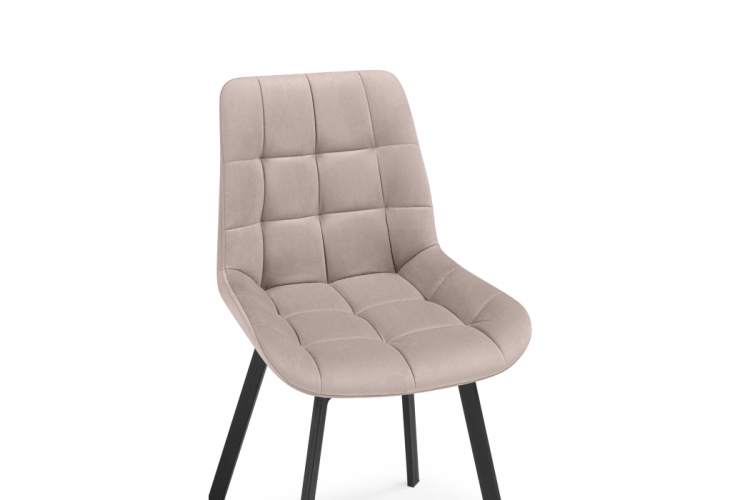 Стул на металлокаркасе Челси 360 латте (ZD 290) / черный-7