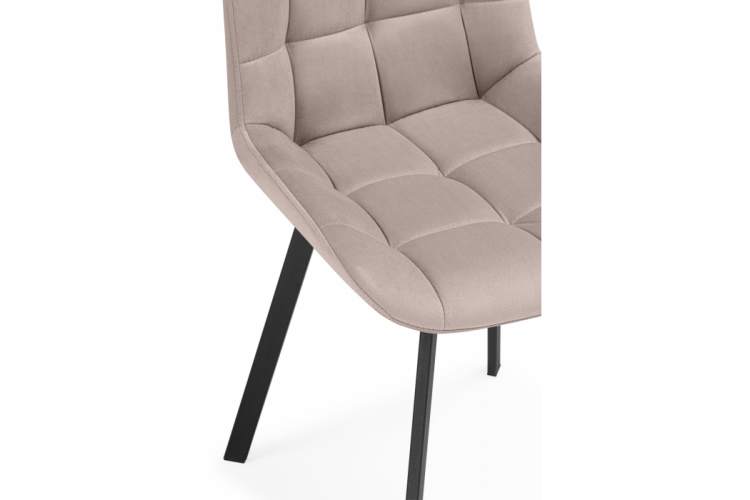 Стул на металлокаркасе Челси 360 латте (ZD 290) / черный-8