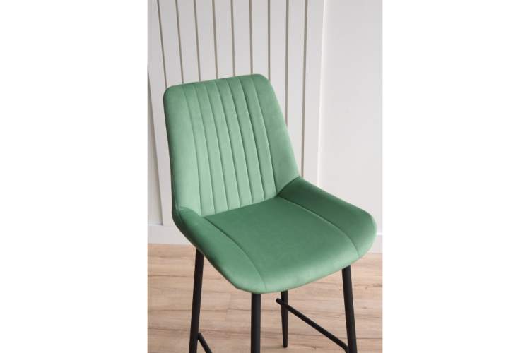 Барный стул Седа 360 фисташковый (zd 651) / черный np-7