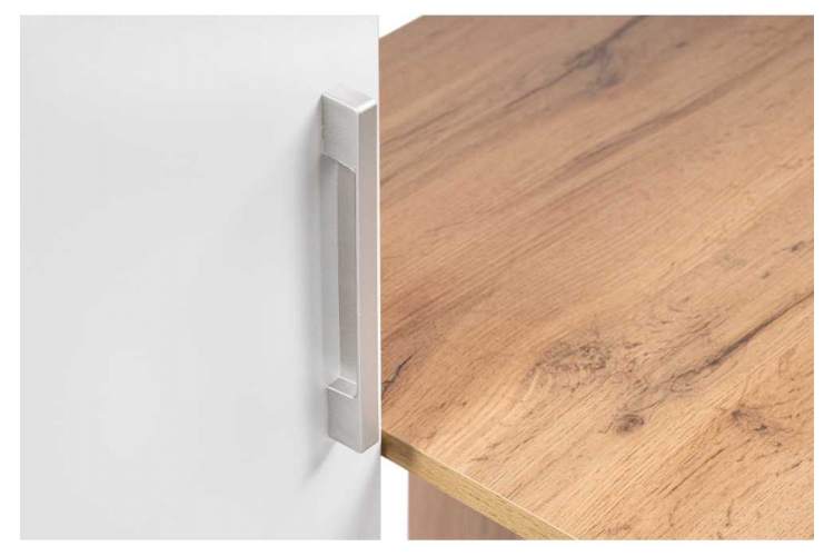 Компьютерный стол Лайт 03.243 дуб золотой (craft) / белый премиум-8