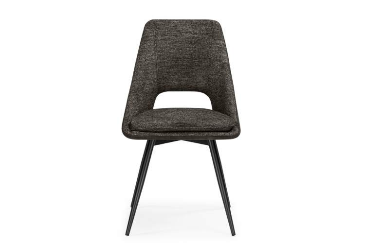 Стул на металлокаркасе Avianus вращающийся коричневый / черный-6