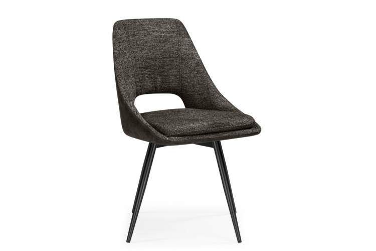 Стул на металлокаркасе Avianus вращающийся коричневый / черный-7