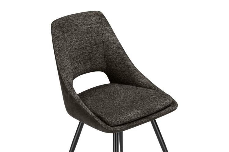 Стул на металлокаркасе Avianus вращающийся коричневый / черный-9