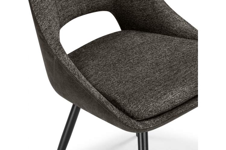 Стул на металлокаркасе Avianus вращающийся коричневый / черный-10