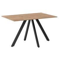 Стол деревянный Райн 116(160)x77 раздвижной дуб табачный / черный