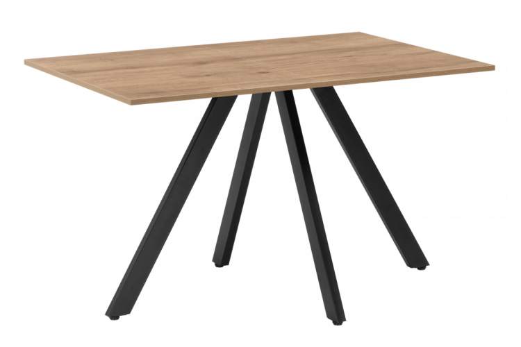 Стол деревянный Райн 116(160)x77 раздвижной дуб табачный / черный