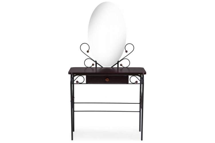 Туалетный столик Клео 3 черный / венге-1