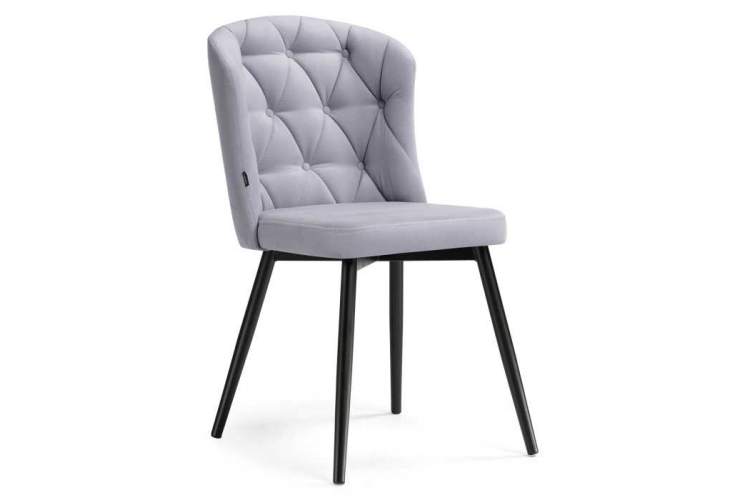 Стул на металлокаркасе Алиссум velutto 49 / черный