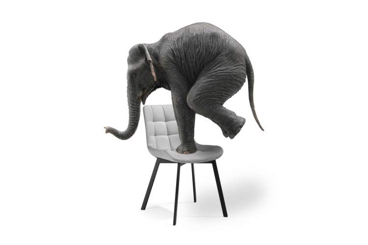 Стул на металлокаркасе Стронг 4 шт светло-серый / черный-14