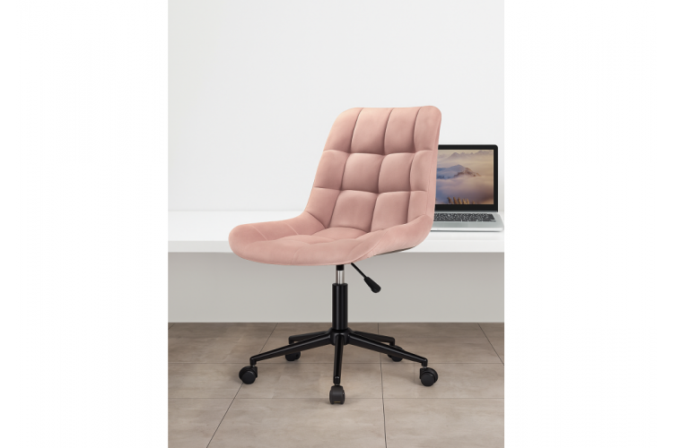 Офисное кресло Честер розовый / черный-1