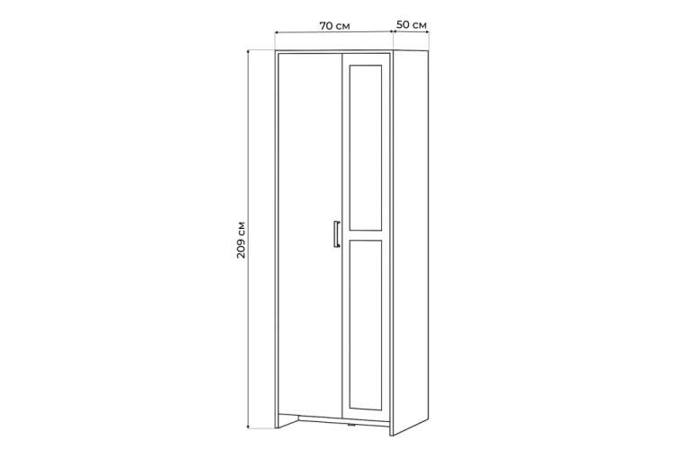 Шкаф Taika дуб золотой / камень темный-2