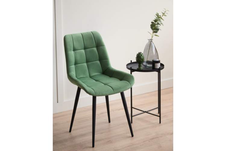 Стул на металлокаркасе Челси 360 К фисташковый (zd 651) / черный np-1