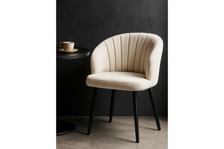 Стул на металлокаркасе Бэнбу marseille 2 / черный-1