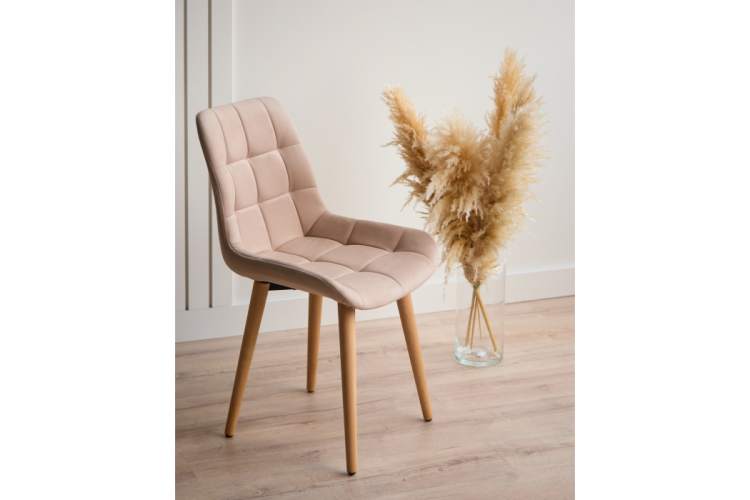 Стул деревянный Челси бежевый (zd 210) / светлое дерево np-1