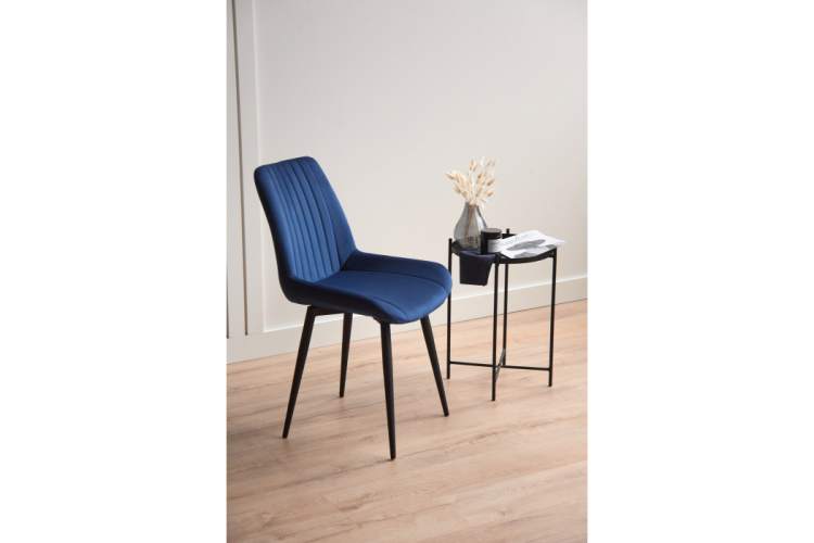 Стул на металлокаркасе Седа синий (zd 798) / черный np-2