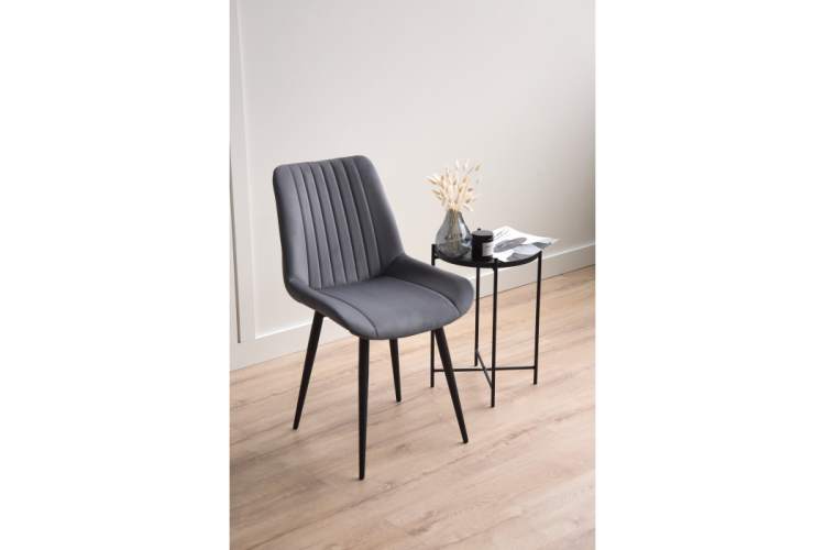 Стул на металлокаркасе Седа темно-серый (zd 995) / черный np-1