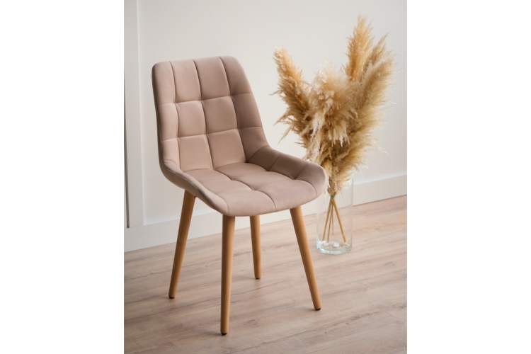 Стул деревянный Челси бежевый (zd 210) / светлое дерево np-2