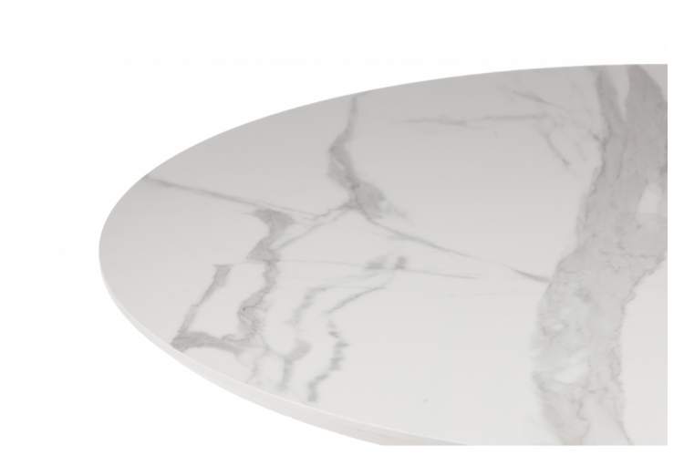 Керамический стол Нэнси 110 patagonoa bianco repose / золото-4